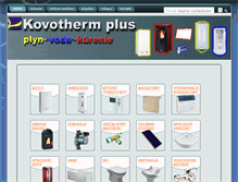 Tablet Screenshot of kovotherm.sk